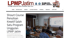 Desktop Screenshot of lpmp-jatim.net